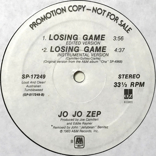 Jo Jo Zep - Losing Game