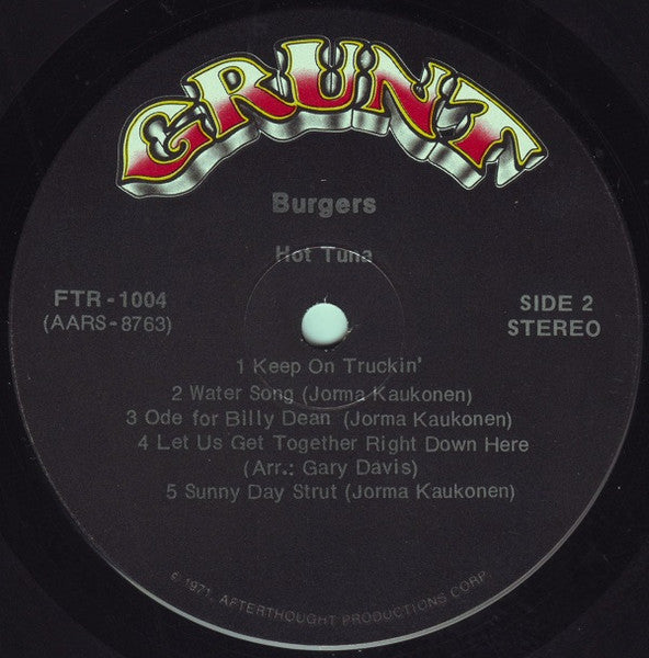 Hot Tuna - Burgers