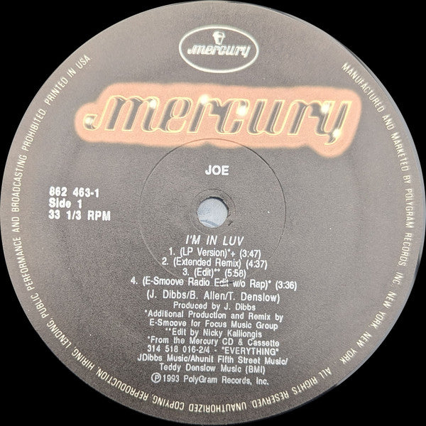 Joe - I'm In Luv