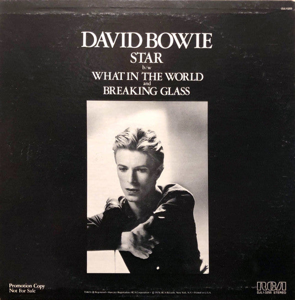 David Bowie - Star [WHITE VINYL, PROMO ONLY, 1978]