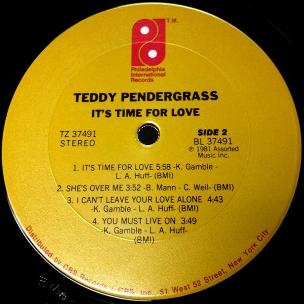 Teddy Pendergrass - It's Time For Love