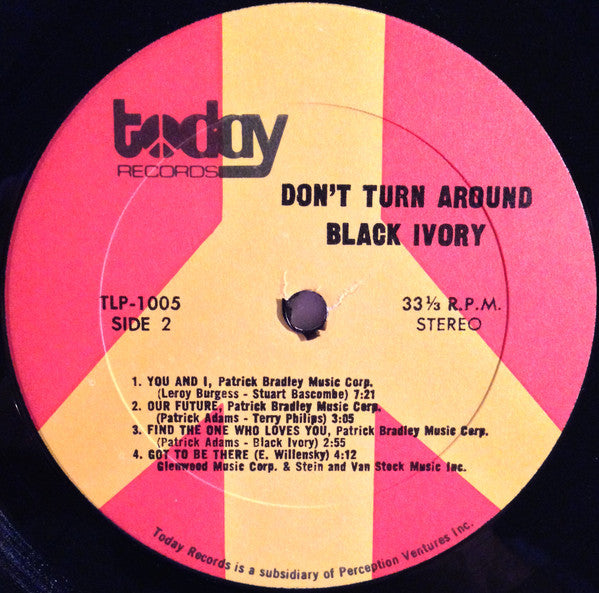 Black Ivory - Don't Turn Around