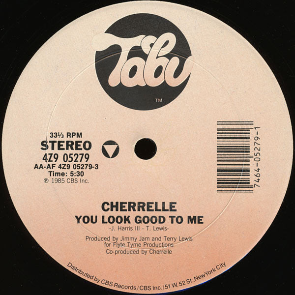 Cherrelle - You Look Good To Me (12" Extended Dance Mix)