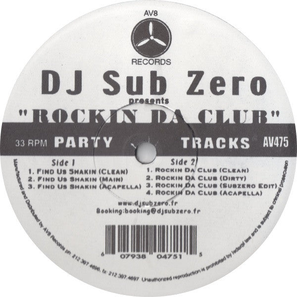 DJ Sub Zero - Rockin Da Club