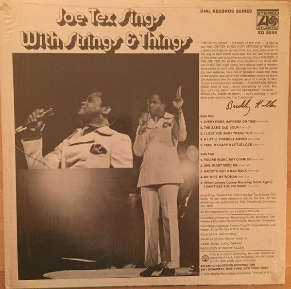 Joe Tex Sings With Strings & Things