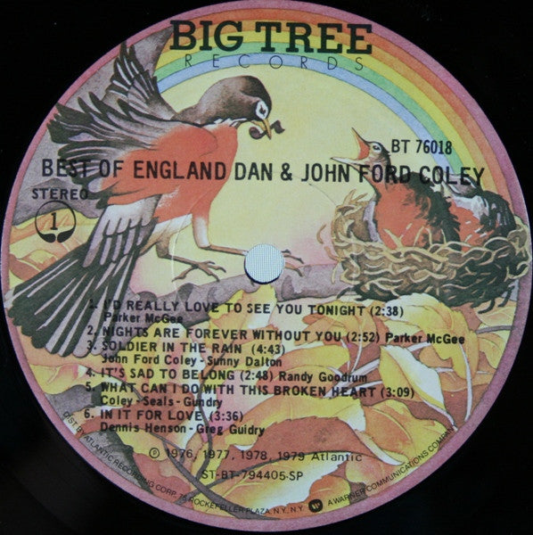 England Dan & John Ford Coley - Best Of England Dan & John Ford Coley