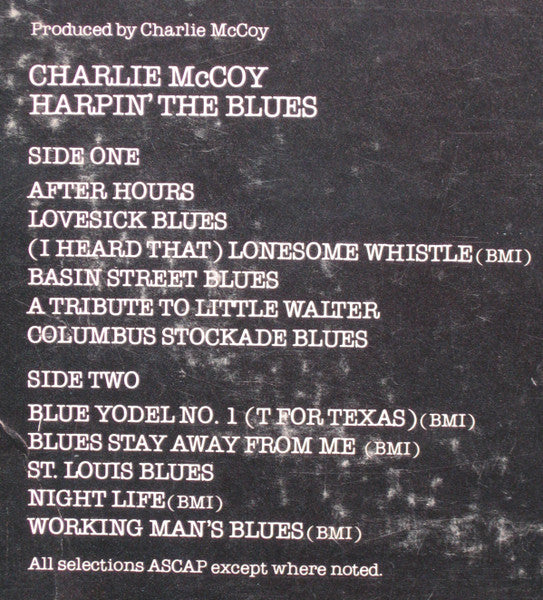 Charlie McCoy - Harpin' The Blues