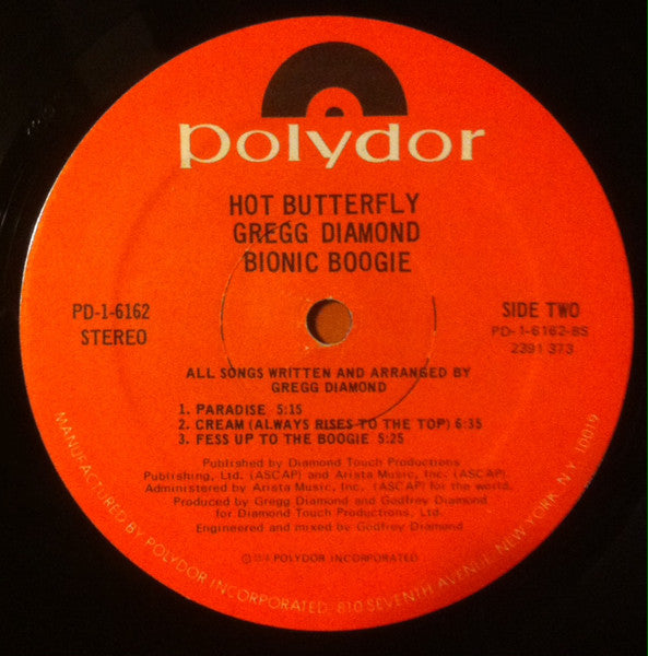 Gregg Diamond - Hot Butterfly