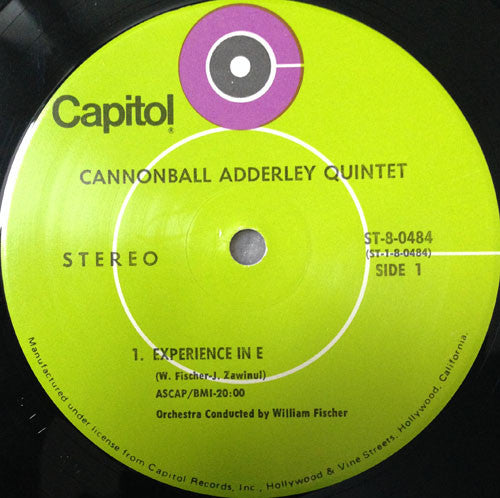 The Cannonball Adderley Quintet And Orchestra