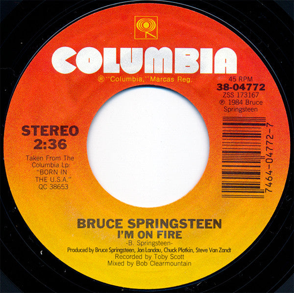 Bruce Springsteen - I'm On Fire