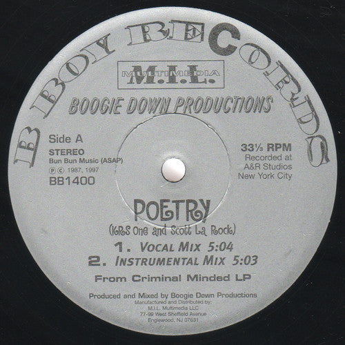 Boogie Down Productions - Poetry / Elementary