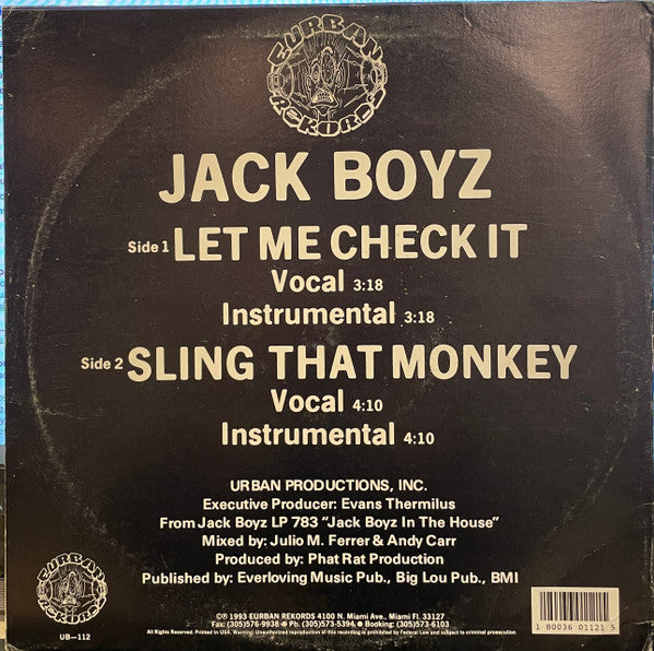 Jack Boyz - Let Me Check It