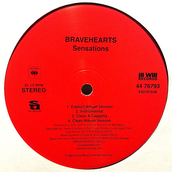 Bravehearts - Quick To Back Down