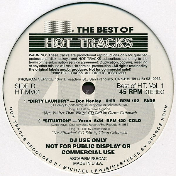 Various - The Best Of Hot Tracks Vol. 1
