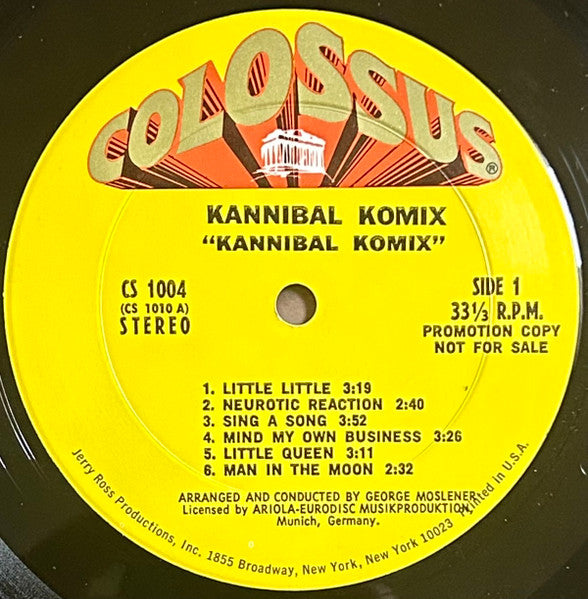 Kannibal Komix - Kannibal Komix [PROMO, 1970]