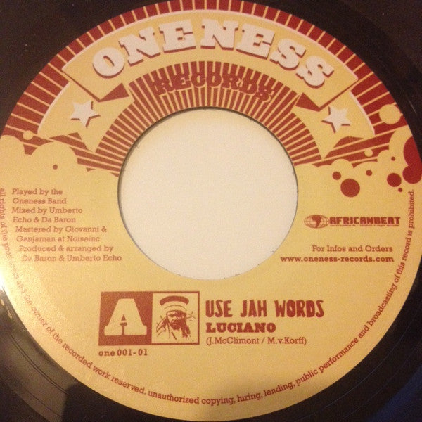 Luciano (2) - Use Jah Words / Live Up
