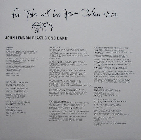 John Lennon / Plastic Ono Band