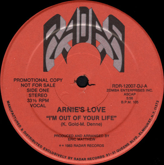 Arnie's Love - I'm Out Of Your Life