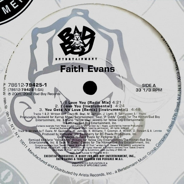 Faith Evans - I Love You / You Gets No Love (Remix)
