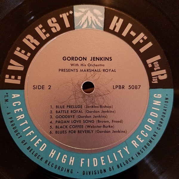 Gordon Jenkins And His Orchestra - Gordon Jenkins With His Orchestra Presents Marshall Royal