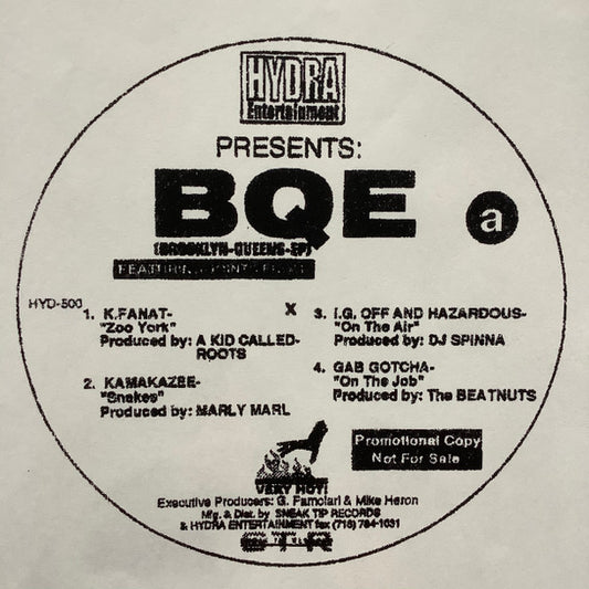 Various - BQE (Brooklyn - Queens EP)