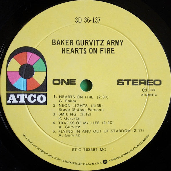Baker Gurvitz Army - Hearts On Fire