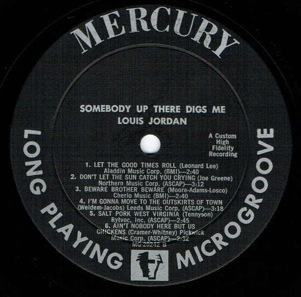 Louis Jordan - Somebody Up There Digs Me