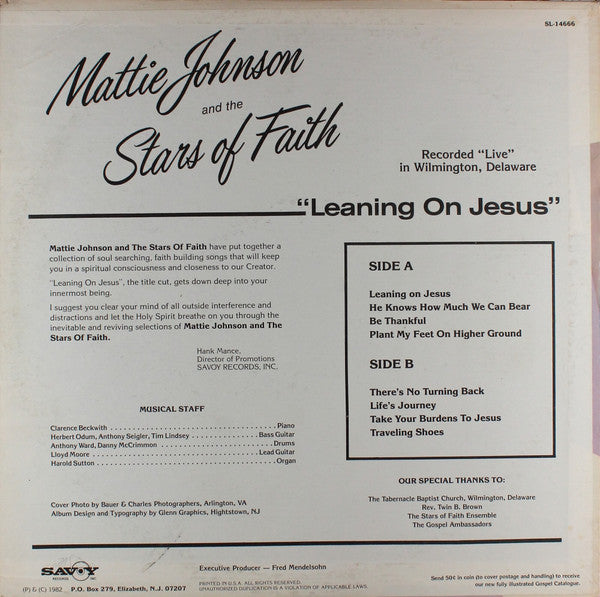 Leaning On Jesus
