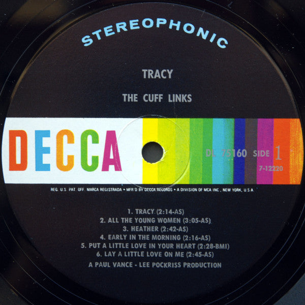 The Cuff Links - Tracy
