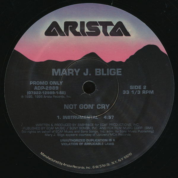 Mary J. Blige - Not Gon' Cry