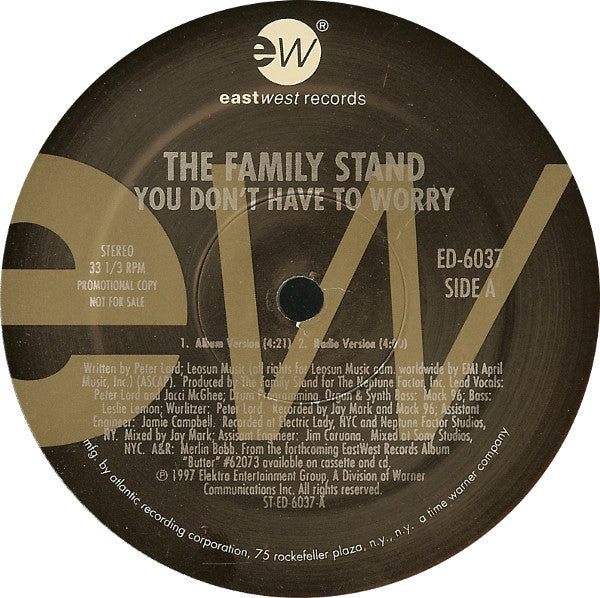 The Family Stand - You Don't Have To Worry