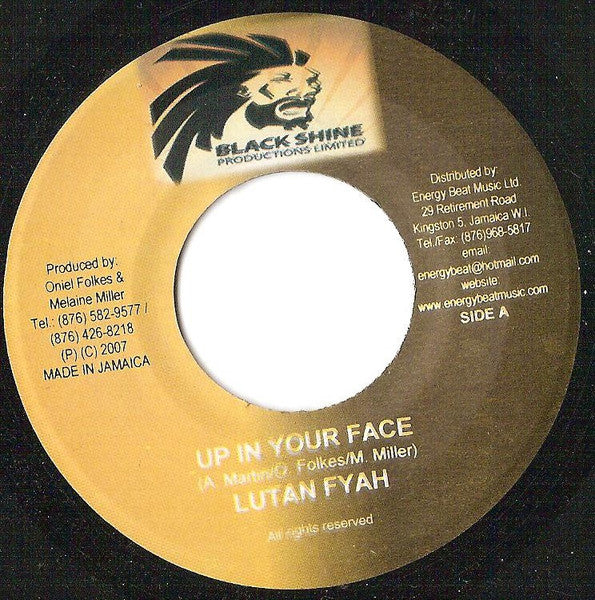 Lutan Fyah - Up In Your Face