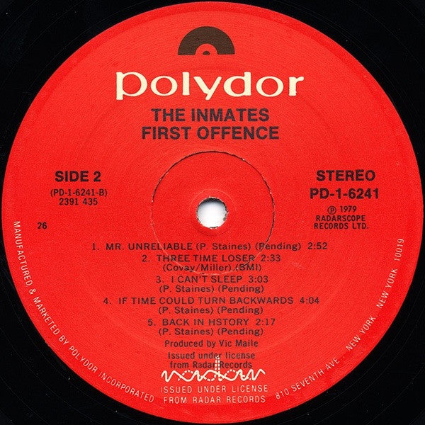 The Inmates (2) - First Offence