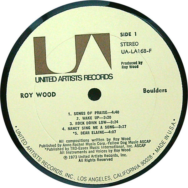 Roy Wood - Boulders
