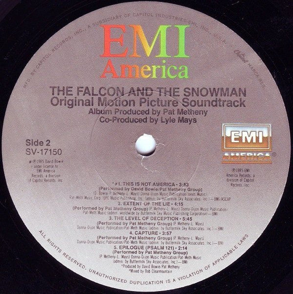 Pat Metheny Group - The Falcon And The Snowman (Original Motion Picture Soundtrack)