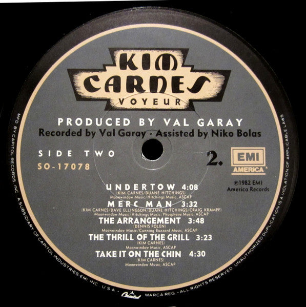 Kim Carnes - Voyeur