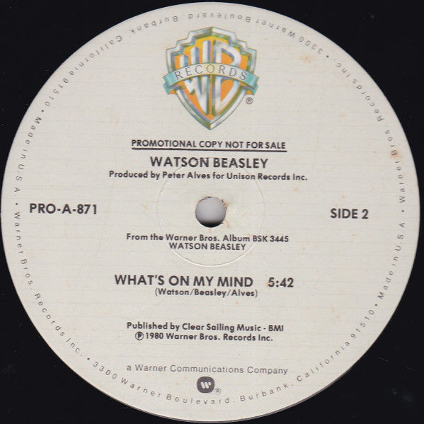 Watson Beasley - Don't Let Your Chance Go Bye