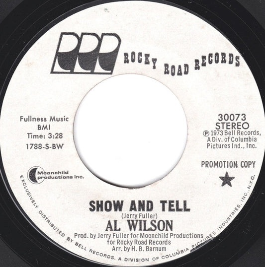 Al Wilson - Show And Tell