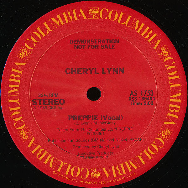 Cheryl Lynn - Preppie