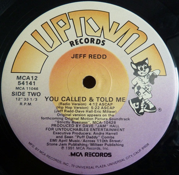 Jeff Redd - You Called & Told Me
