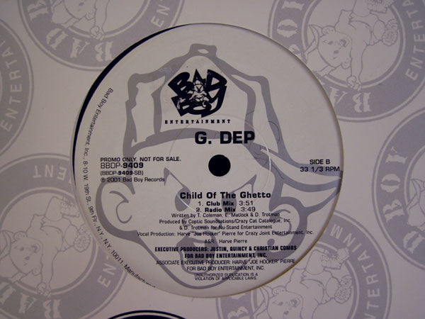 G-Dep - Special Delivery / Child Of The Ghetto