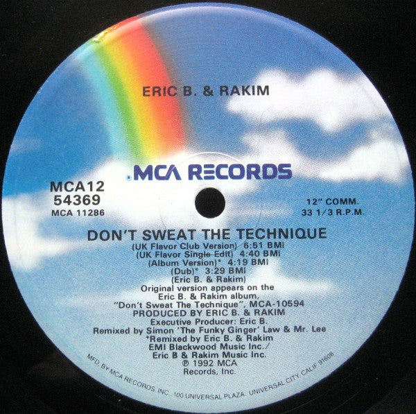 Eric B. & Rakim - Don't Sweat The Technique