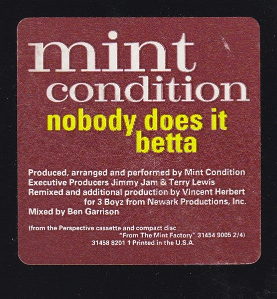 Mint Condition - Nobody Does It Betta