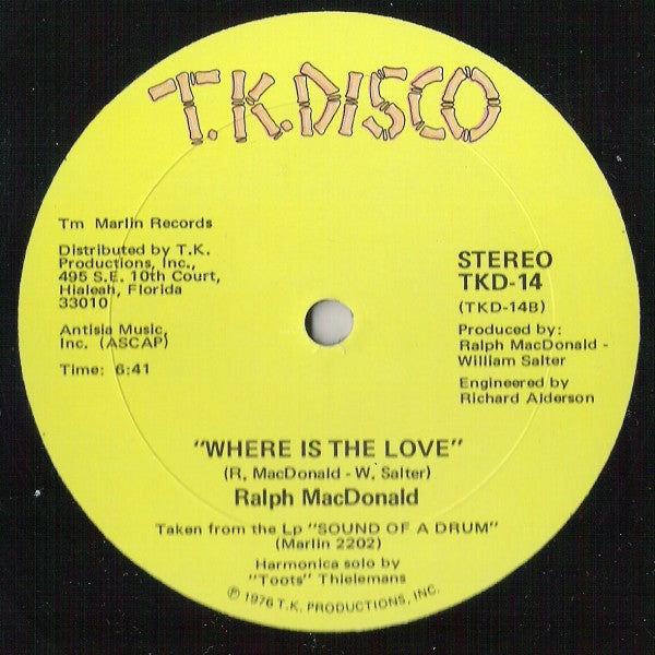 Calypso Breakdown / Where Is The Love