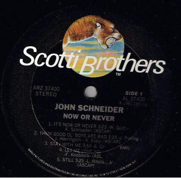 John Schneider - Now Or Never