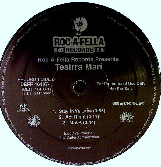 Teairra Mari - Roc-A-Fella Records Presents Teairra Marí