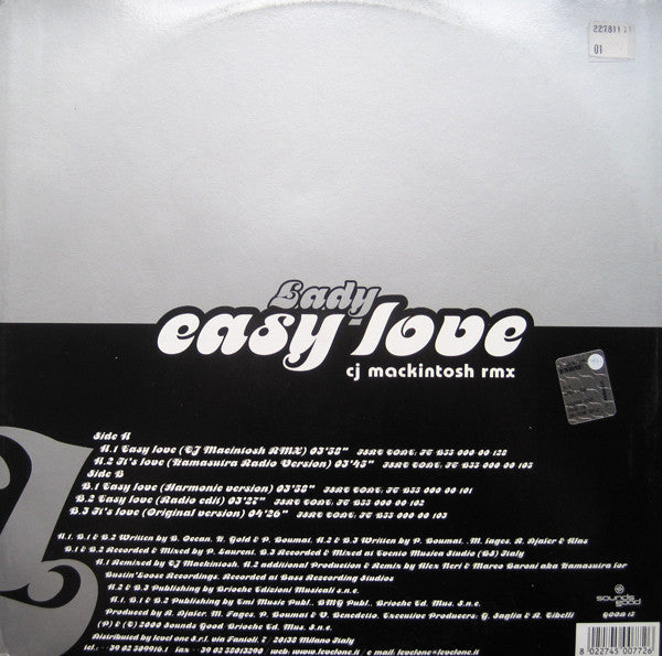 Lady - Easy Love (C J Mackintosh Remix)