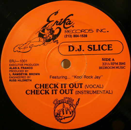 Kool Rock Jay And The DJ Slice - Check It Out / Slice It Up