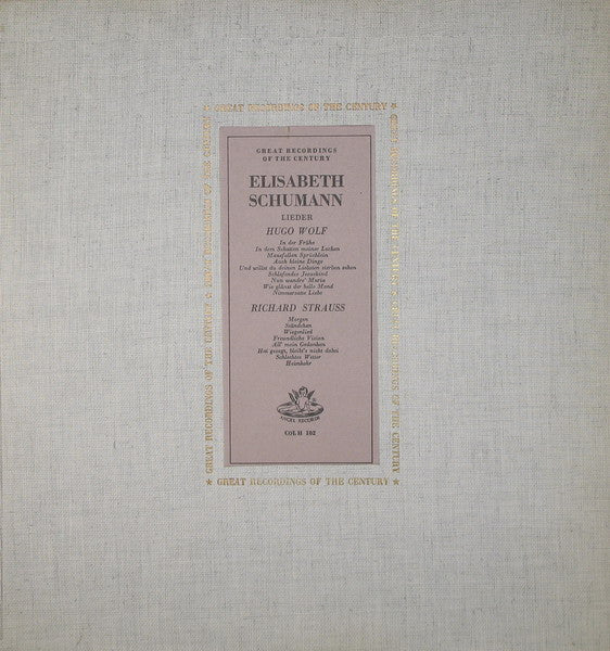 Elisabeth Schumann - Lieder