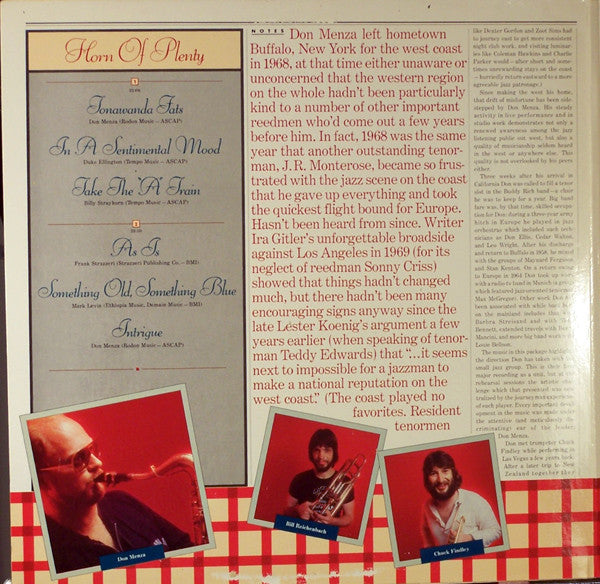 Don Menza - Horn Of Plenty